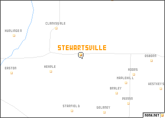 map of Stewartsville