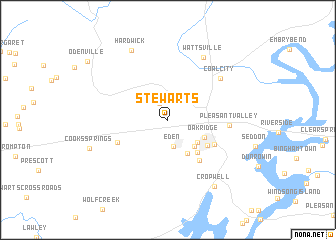 map of Stewarts