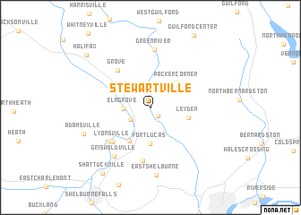 map of Stewartville