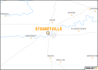 map of Stewartville