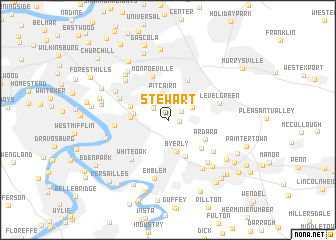 map of Stewart