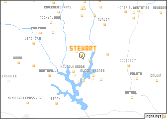 map of Stewart