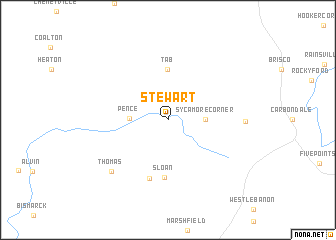 map of Stewart