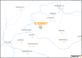 map of Stewart