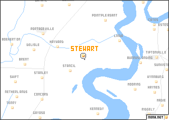 map of Stewart