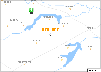 map of Stewart