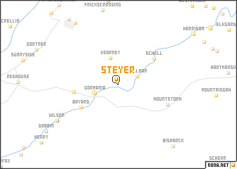 map of Steyer