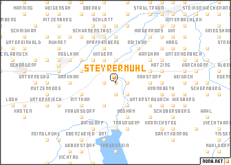 map of Steyrermühl