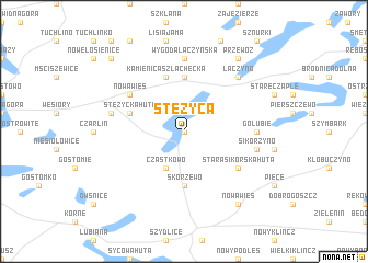 map of Stężyca