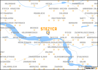 map of Stężyca