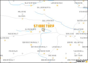 map of Stibbetorp