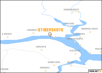 map of Stiberskoye