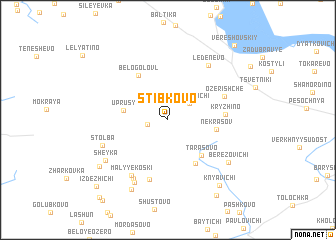 map of Stibkovo