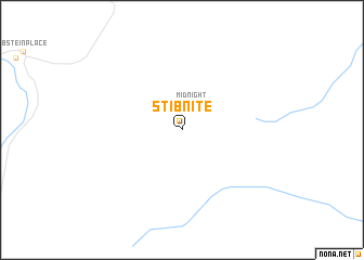 map of Stibnite