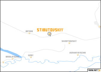 map of Stibutovskiy