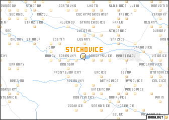 map of Stichovice