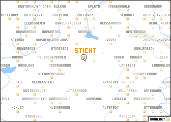 map of Sticht