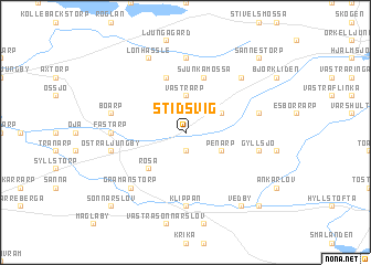 map of Stidsvig