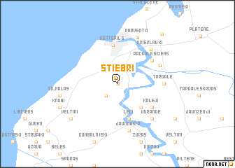 map of Stiebri