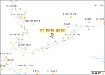 map of Stiefelberg
