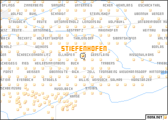 map of Stiefenhofen