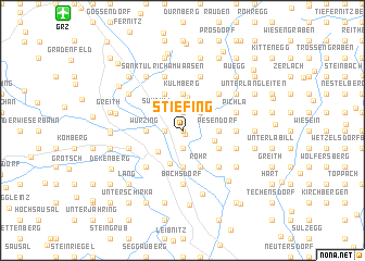 map of Stiefing