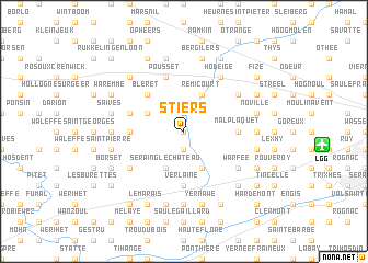 map of Stiers