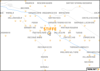 map of Stiffe