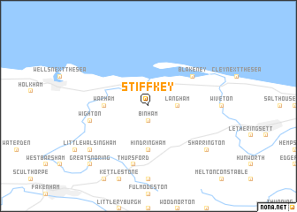 map of Stiffkey