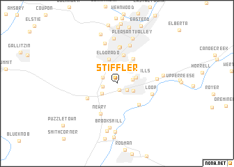 map of Stiffler