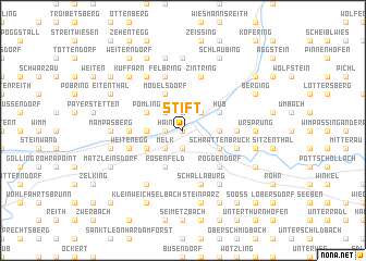 map of Stift