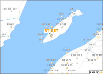 map of Stigby