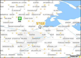 map of Stige