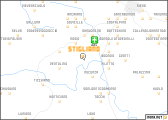 map of Stigliano