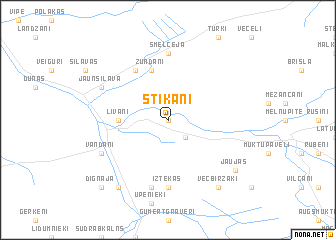 map of Stikani