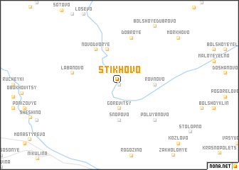 map of Stikhovo