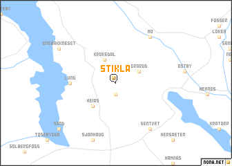 map of Stikla