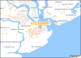 map of Stiles Point