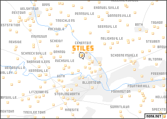 map of Stiles