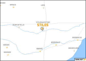 map of Stiles