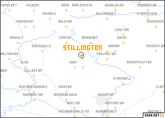 map of Stillington