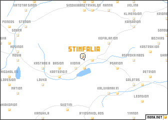 map of Stimfalía