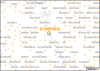 map of Stimpfach