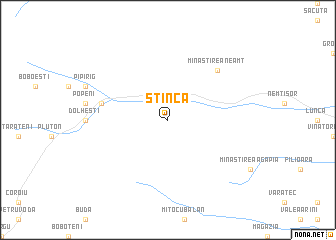 map of Stînca