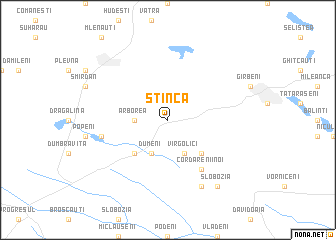 map of Stînca