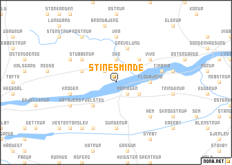 map of Stinesminde