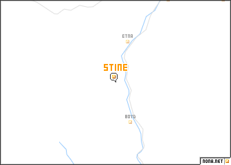 map of Stine