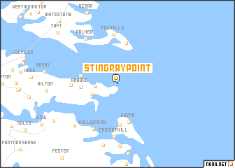 map of Stingray Point