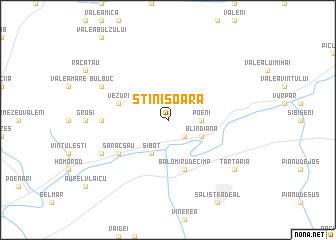 map of Stînişoara