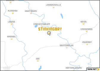 map of Stinking Bay